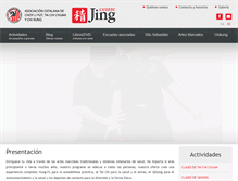 Tablet Screenshot of kungfuweb.org